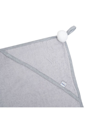 Рушник-куточок Smurf, 100x100 см, сірий () Twins сірий