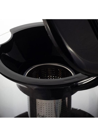 Чайник скляний заварювальний 1500мл із ситечком для чаю та трав глечик для напоїв Kamille (368980686)