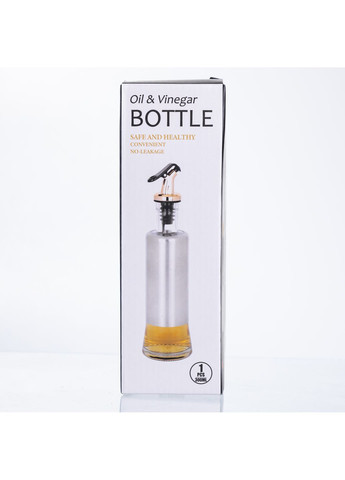 Пляшка для олії з дозатором 300 мл, сірий мармур HP-1345 No Brand (366830720)