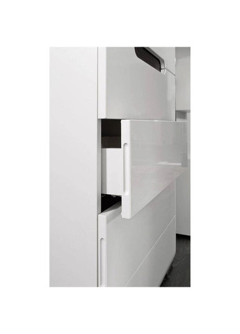 Комод в спальню ВМК (БРВ) Ацтека KOM5S/10/6 N (телескопы) Белый + Белый глянец (GRB1485) БРВ-Україна (315496278)