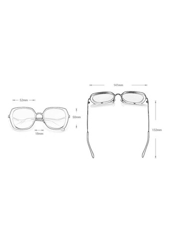 Женские градиентные поляризационные солнцезащитные очки N7832 Pink Frame Gradient KINGSEVEN (349443209)