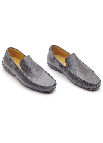 Черные мокасины мужские натуральной кожи Zlett