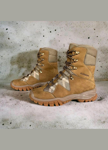 Мужские Тактические Зимние Берцы. 36-49р Койот. 100% Натуральная кожа! DSZM-1018 No Brand (301148087)