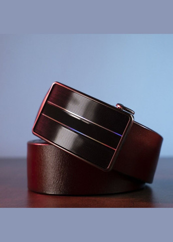 Крепкий мужской ремень с автоматической пряжкой Vintage коричневый (sku_20210) No Brand (327819435)