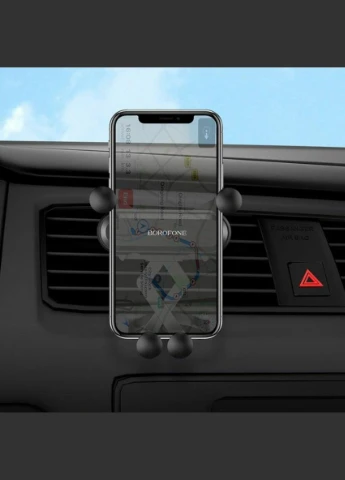 Тримач для мобільного BH19 Eddie air outlet gravity in-car holder Borofone (316699559)