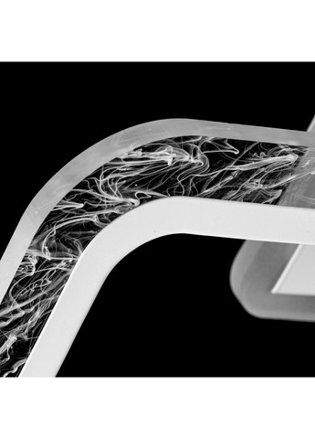 Потолочная светодиодная люстра с пультом диммером и подсветкой основания (белая) YH383/2+2/WT No Brand (352230393)