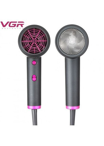 Профессиональный фен для сушки и укладки волос 2000 Вт V — 400 Pro Серый VGR (306716841)