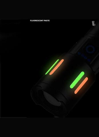 Фонарь ручной FLUORESCENCE BL-611-TG, индикация заряда, 1x26650/3xAAA, ЗУ Type-C, zoom No Brand (323486380)
