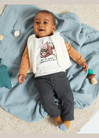 Белый лонгслив Kiabi