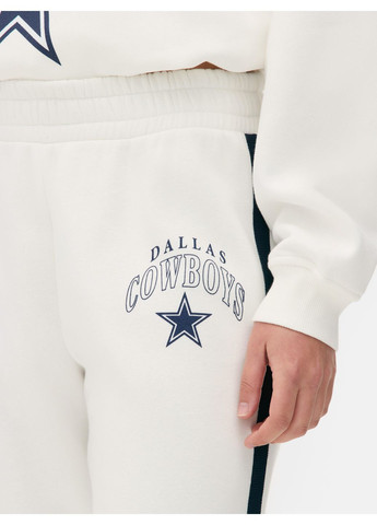 Штаны флис,белый в темно-синюю полоску, Primark (369624507)