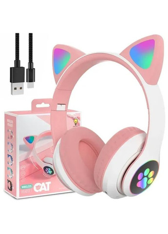 Бездротові навушники Bluetooth CAT STN-28 рожеві (1756375321) No Brand (333800244)