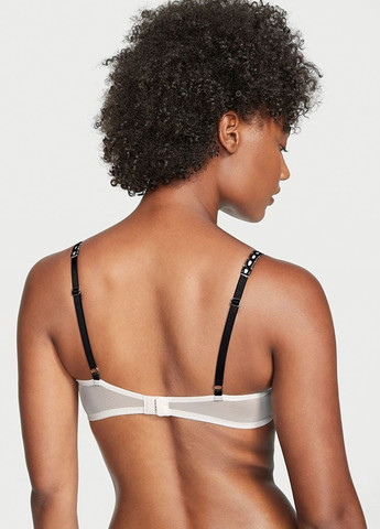 Белый бюстгальтер Victoria's Secret с косточками полиамид