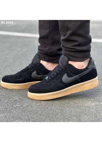 КРОСІВКИ ЖІНОЧІ NIKE AIR FORCE LOW BLACK RED НАЙК АІР ФОРС 1 ПРЕМІУМ No Brand чорні демісезони (368855131)