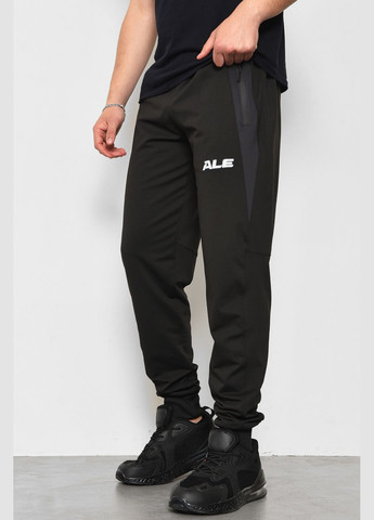 Спортивні штани чоловічі чорного кольору Let's Shop (290255261)