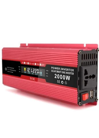 Перетворювач напруги 12 в 220в 2000Вт з LCD екраном 12V 220V 2000W (1756375643) UKC (331863829)