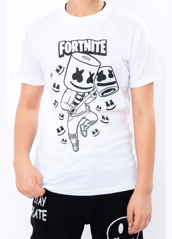 Белая летняя футболка для мальчика "gamer" Носи своє