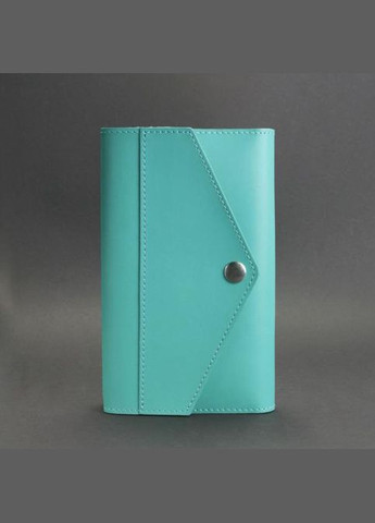 Жіночий шкіряний блокнот (Софт-бук) 2.0 бірюзовий (A-026336) BlankNote (328961568)