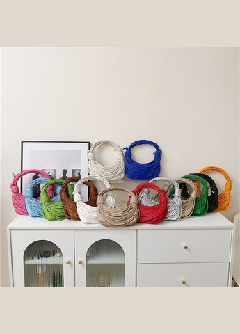 Женская сумка хобо багет 10405 через плечо серебристая No Brand (313235644)