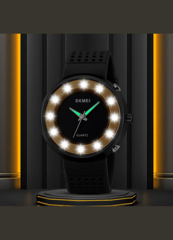 2132GD Gold кварцевый спортивный Skmei (326599519)