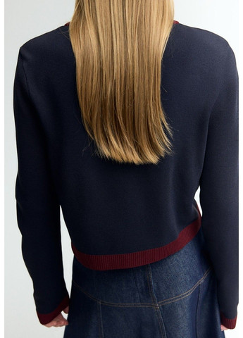 Темно-синий демисезонный кардиган H&M