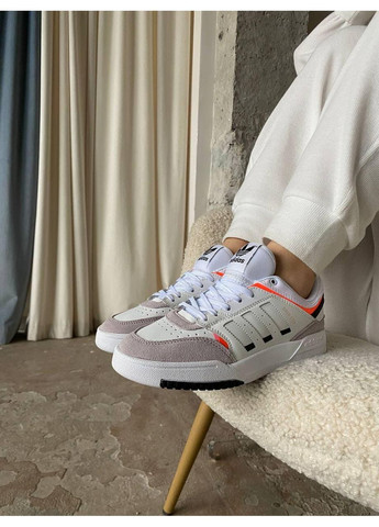 КРОСІВКИ ЖІНОЧІ ADIDAS DROP STEP WHITE BEIGE LOW АДІДАС ДРОП СТЕП No Brand білі демісезони (369389705)