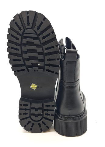 Жіночі черевики чорні шкіряні YA-10-4 24,5 см (р) Yalasou (259299688)