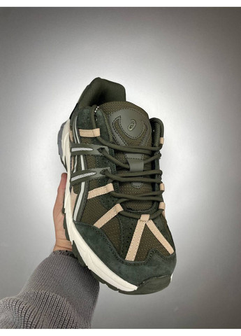 КРОССОВКИ ЖЕНСКИЕ ASICS GEL KHAKI GORE TEX АСИКС ГЕЛЬ No Brand комбинированные демисезоны (368858133)