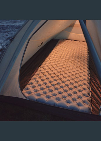 Матрас надувной одноместный UL CNK2450WS012, 196*64, серый Naturehike (353504730)