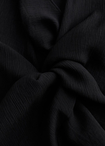 Черное пляжное платье H&M с цветочным принтом