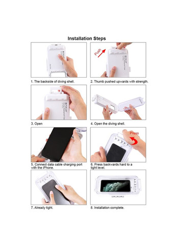 Аквабокс водонепроницаемый бокс для подводной съемки дайвинга PU9010W для Iphone 13, 12, 11, X, 8, 7, 6S Puluz (372477301)