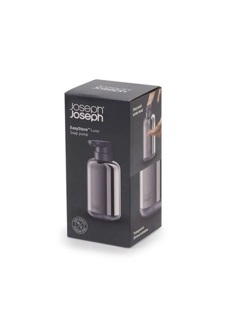 Диспенсер для мыла EasyStore Luxe StainlessSteel 300 мл 70582 Joseph Joseph (316613088)