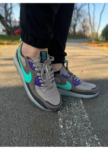 Чорні літні кросівки nike air max 90 terrascape beige black mint найк аір макс 90 No Brand