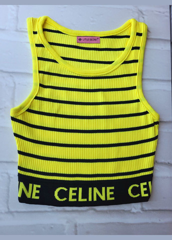 Топ Celine полосатый желтый You Best (278231470)