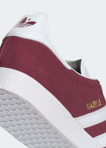 Бордові літні кросівки gazelle adidas