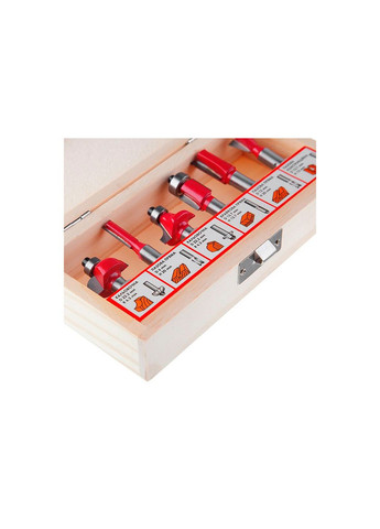 Набір фрез кінцевих для дерева 6 шт. (HT-0072) Intertool (365253043)