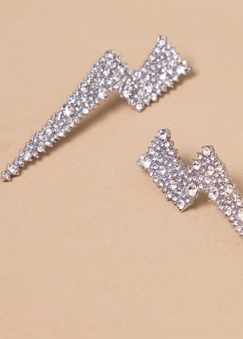 Сережки жіночі у вигляді блискавок PrettyLittleThing (317286476)