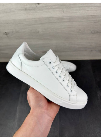 Белые кеды натуральная кожа осень-весна Україна