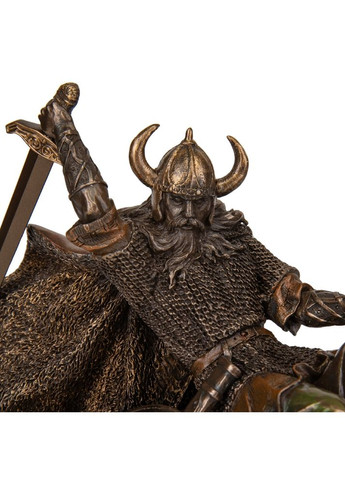 Статуетка Вікінг на коні 26 см VERONESE ELISEY (366889149)