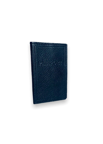 Обложка для паспорта кожаная с тиснением ручная работа размер: 14*9.5*0.5 см черная BagWay (285815044)