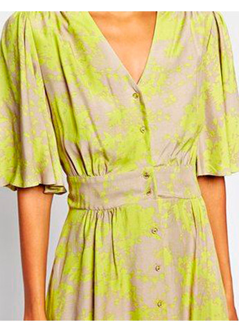 Комбинированное кэжуал мини платье Closet с абстрактным узором
