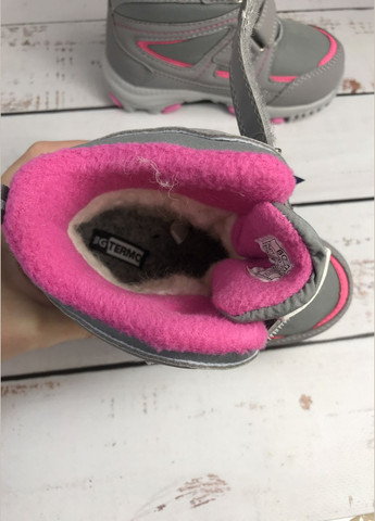 Серые повседневные зимние термбрюшки детские на девочку termo серый (137) BG