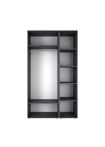 Шкаф распашной комбинированный №11 Light 1200x500x2200 Графит (LTK0117000000) Art In Head (342323460)