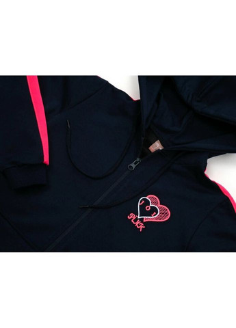 Спортивний костюм із серцем (S-703-134G-blue) Joi (300856855)