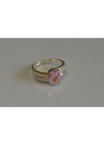 Каблетка серебряная с золотыми пластинами и фианитами Silver Style (367268293)