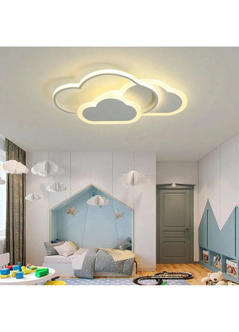 Люстра светодиодная потолочная LED светильник для квартиры на потолок лэд 27321 Белый 6х32х55 см. Sunnysky (324396266)