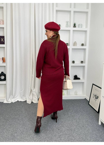 Елегантний базовий костюм із м’якої ангори No Brand (365804719)