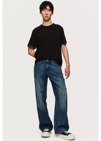 Чоловічі легкі джинси Straight Loose (58576) W30 L32 Темно-сині H&M (364358557)