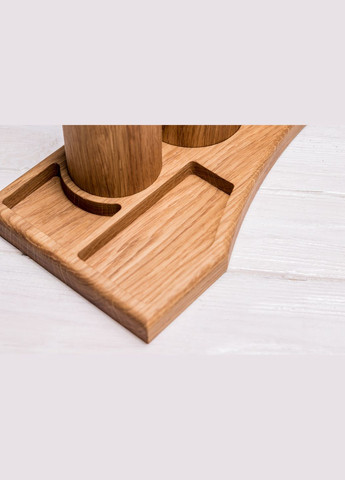 Настільний органайзер «Titanic» із деревини дуба Підставка для канцелярії EcoWalnut (295673208)