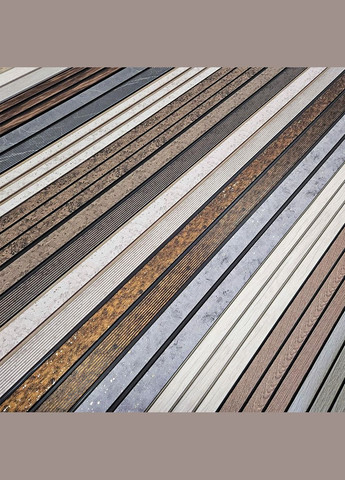 Рельс декоративный PS темный орех 2900х120х12мм SW-00001745 Sticker Wall (330017191)