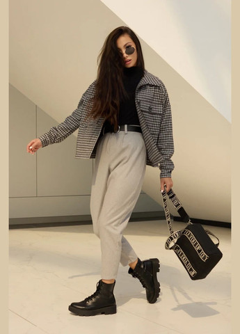 Чорна демісезонна куртка-сорочка Seventeen